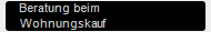 Beratung beim  
Wohnungskauf