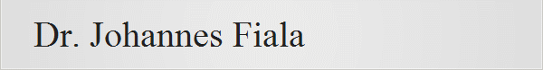 Dr. Johannes Fiala